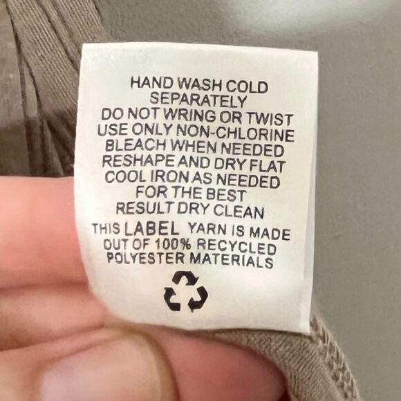 Pink Rose Women's Maxi Dress S Tan Sleeveless Blouson Ribbed Drawstring Long - Picture 8 of 8